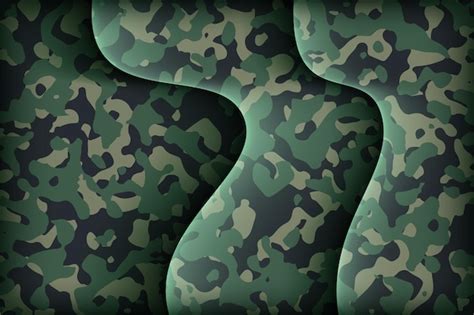 Fundo De Camuflagem Militar De Vetor Moderno Abstrato Padr O