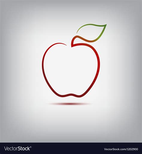 Apple logo Royalty Free Vector Image - VectorStock