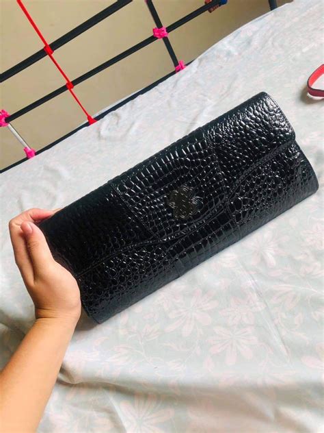 Rena Chris Paris Black Baguette Bag Women S Fashion Bags Wallets