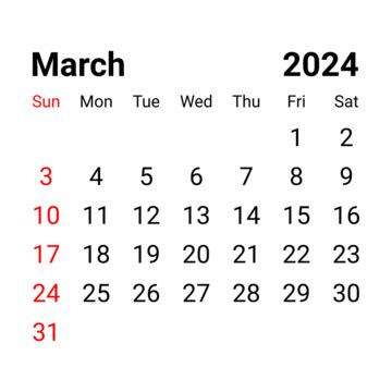 Calendario Mensual Marzo Png Im Genes Transparentes Pngtree