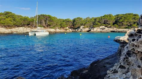 Cala Turqueta Menorca Editorial Stock Image Image Of Cliff 268514074