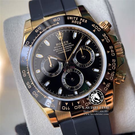 Đồng Hồ Rolex Cosmograph Daytona 116518LN 0043 Rep 1 1 Cao Cấp Vỏ Vàng