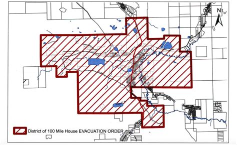 100 Mile House Under Evacuation Order Amid Fast Moving Wildfire