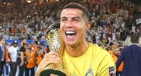 Cristiano Ronaldo campeón así levantó su primer título con Al Nassr en