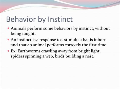 PPT - Chapter 5 Animal Behavior PowerPoint Presentation, free download - ID:3062104