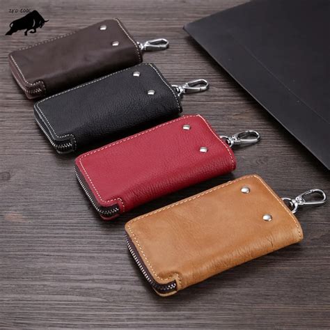 ZYD COOL Unisex Wallet Key Case Holder Wallet Coin Purse Leather ...