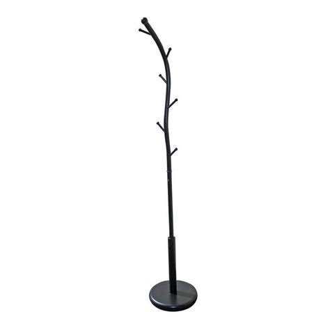 Home Decorators Collection Black 6 Hook Coat Rack R672bk The Home Depot