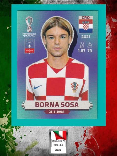 Calciatori Panini Fifa World Cup Qatar 2022 Figurina Borna Sosa Cro 9