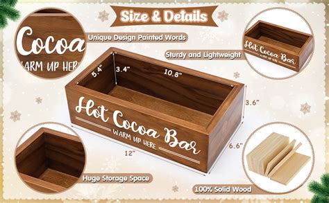 Amazon Hot Cocoa Bar Box Hot Chocolate Bar Tray Hot Cocoa Station