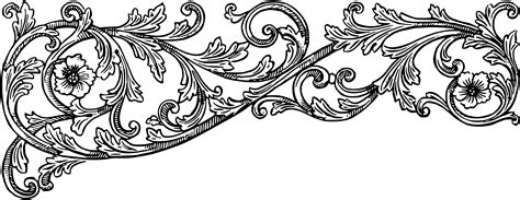 Flourishes clipart victorian, Flourishes victorian Transparent FREE for download on ...