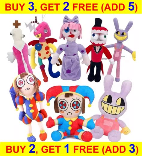 The Amazing Digital Circus Jax Pomni Plush Dolls Stuffed Toys Cute T 2024 New £964 Picclick Uk