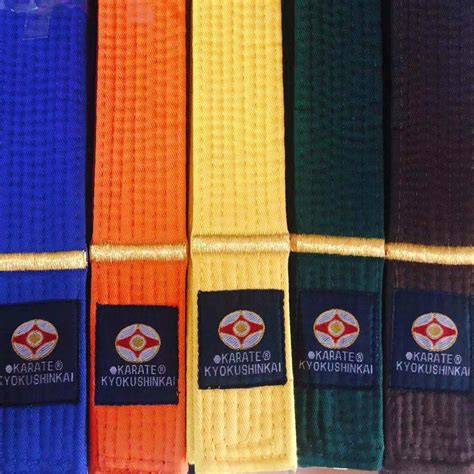 kyokushin Kai Karate Belts IKO Embroidery all Color | kyokushin-shop