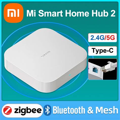 New Xiaomi Gateway 2 Zigbee 3.0 Smart Home Hub Intelligent Multi-mode ...