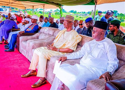 His Excellency Engr Abdullahi A Sule Performs Groundbreaking