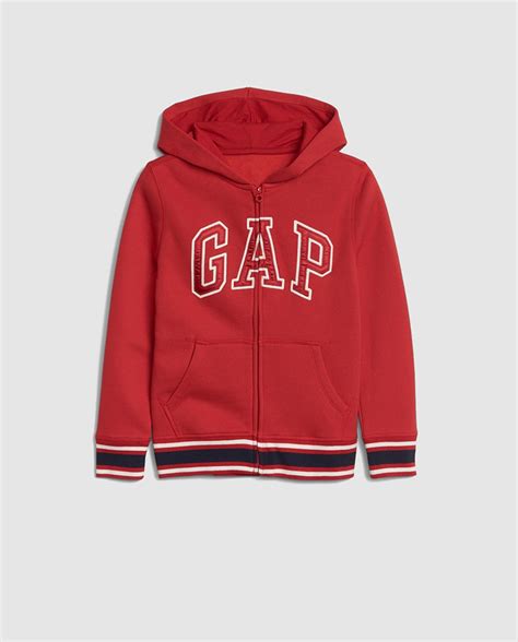 Sudadera de niño Gap en rojo con capucha GAP Moda El Corte Inglés