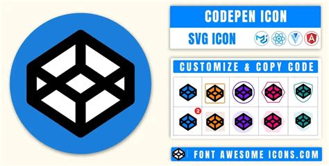 Codepen Icon Svg Code — Download Path Html