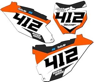 Amazon Sx Sg Custom Mx Number Plates Senge Graphics