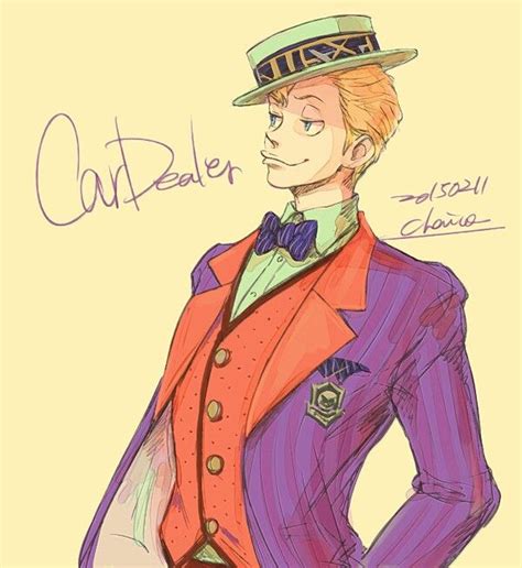 A Drawing Of A Man In A Purple Suit And Top Hat With His Hands On His Hips