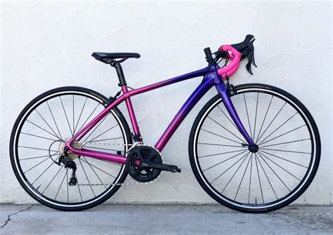 2018 Trek Domane Sl 5 Carbon Road Bike Shimano 105 Custom Pink Violet