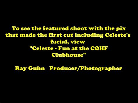 B Celeste Fun At The COHF Clubhouse Bonus Magazine Porn Pic