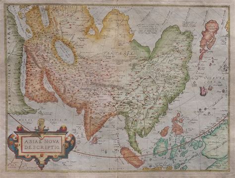 ORTELIUS FOLIO ASIA Michael Jennings Antique Maps And Prints