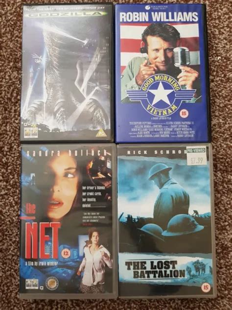 X Vhs Video Tapes Job Lot Bundle Films Ex Rentals Picclick Uk