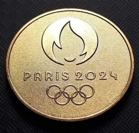 MONNAIE DE PARIS 2024 JO Jeux Olympiques Flamme Jeton MDP Médaille