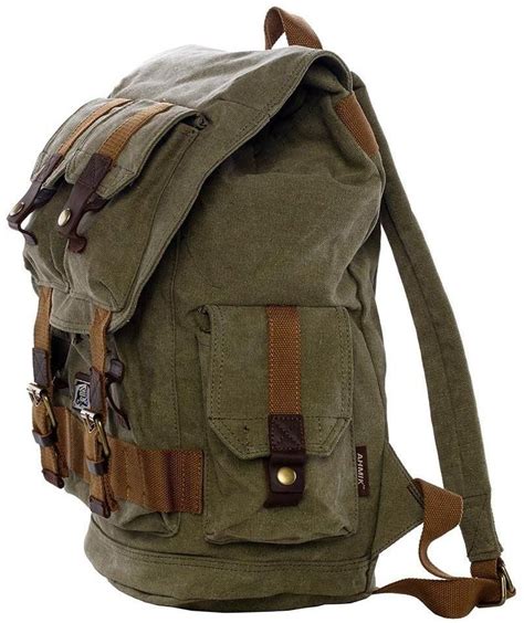 Heavy Duty Waxed Canvas Backpack | IUCN Water