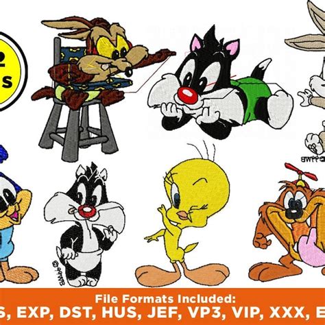 Embroidery Designs Looney Toons Etsy