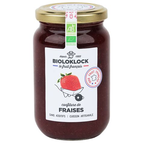 Confiture De Fraises France Bio Fabrication Artisanale