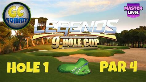 QR Hole 1 Par 4 EAGLE Legends 9 Hole Cup Golf Clash Master Guide