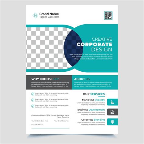 Poster Flyer Pamphlet Brochure Cover Design Layout Space For Photo