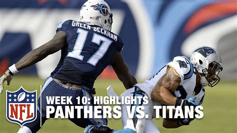 Panthers Vs Titans Week 10 Highlights NFL YouTube