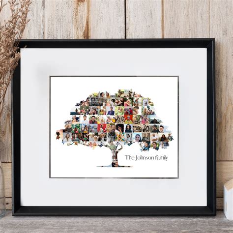 Family Tree Collage Family Tree Photo Collage Template Family - Etsy