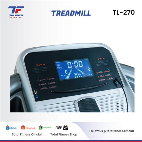 Total Fitness Treadmill Elektrik Tl Total