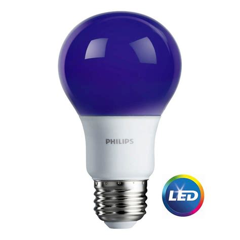 Philips 60W Purple LED Light Bulb A19 Equivalent Household Indoor Energy Saving | eBay