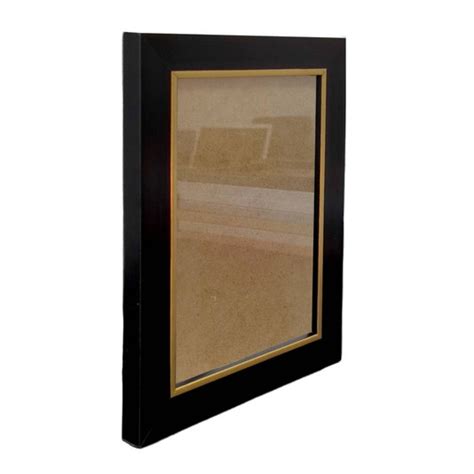 Moldura Laqueada Gesso Filete Dourado Para Quadros E Fotos