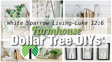 4 HIGH END DOLLAR TREE DIY FARMHOUSE HOME DECOR PROJECTS Diy Dollar