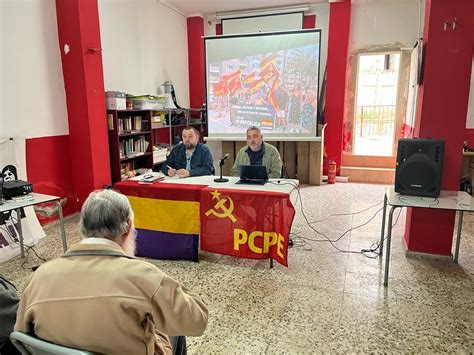 Pcpe On Twitter Acto Realizado Por El Pcpe En Orihuela Dentro De La