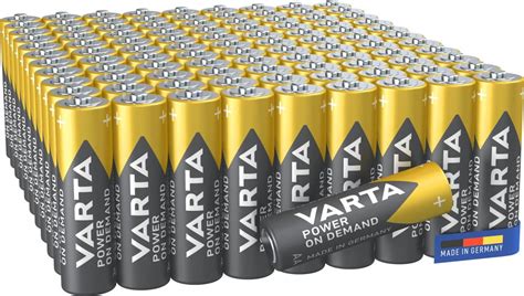 VARTA POWER ON DEMAND AA FOL10x10 PBOX Amazon Tr Elektronik