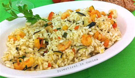 Risotto Zucchine E Gamberetti Ricetta Semplice Divertirsi In Cucina