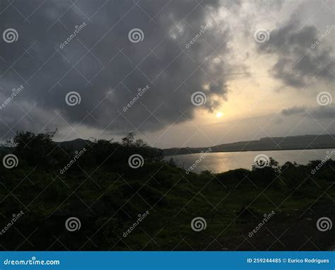 Bhandardara a Holiday Resort Village - Arthur Lake Stock Image - Image ...