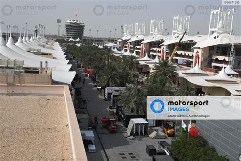 Freight In The Paddock At Formula One Testing Day Two Bahrain