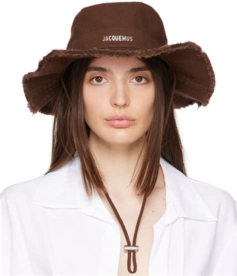 Jacquemus Brown Le Bob Artichaut Beach Hat In 2023 Beach Hat