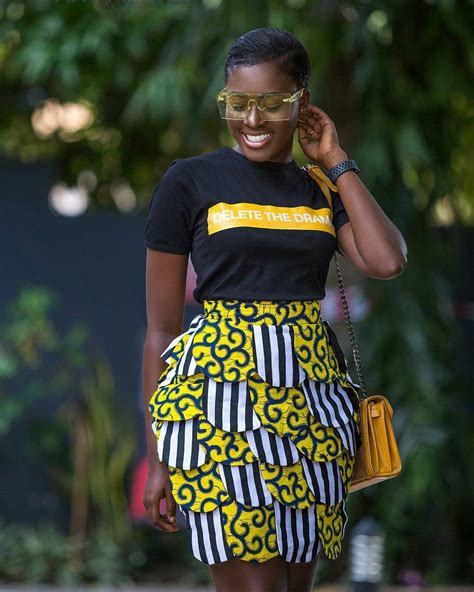 30 Stylish Ankara Skirts That Will Upgrade Your Look Fashion Nigeria