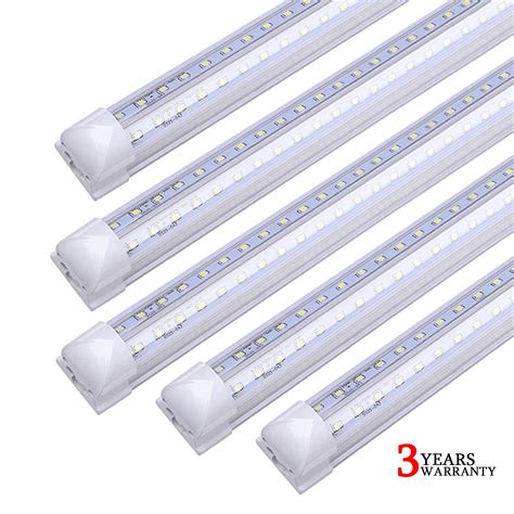 T8 8FT Led Shop Light Fixtures 8 Foot 120W Linkable 4Foot Led Tube