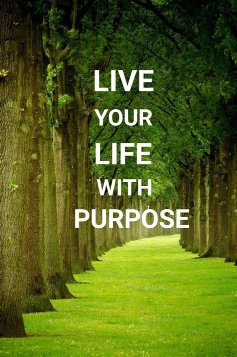 Live Your Life With Purpose