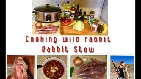 How To Cook Wild Rabbit Rabbit Stew Youtube