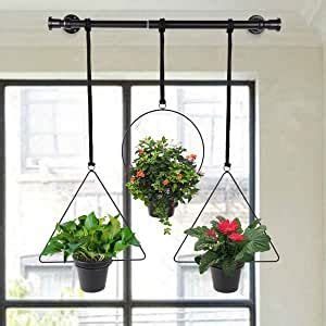 Zfprocess Hanging Planters For Window With Plant Pots Plant Hanger