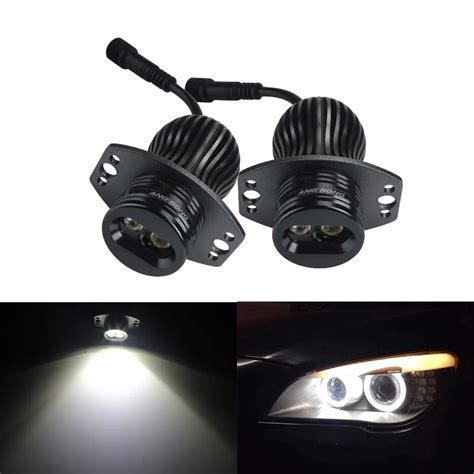 ANGRONG HeadLight LED 20W Angel Eye Halo Ring Light Bulb White CA214